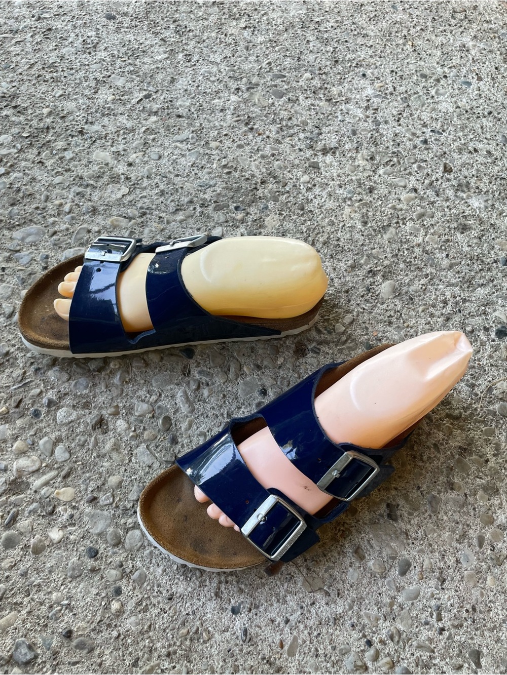 Birkenstock Arizona Navy Blue Size 38 - Picture 4 of 9